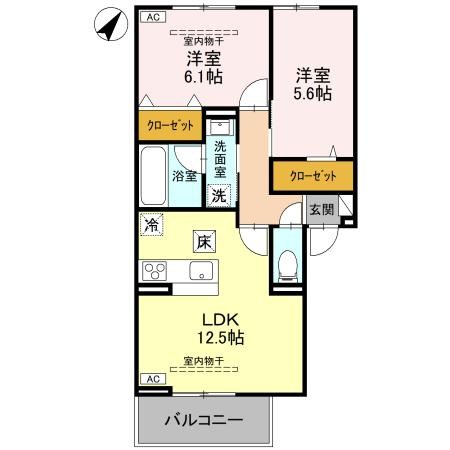 セジュールグリーンひなた 間取り