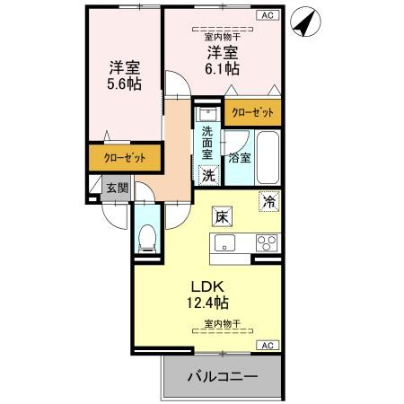セジュールグリーンひなた 間取り