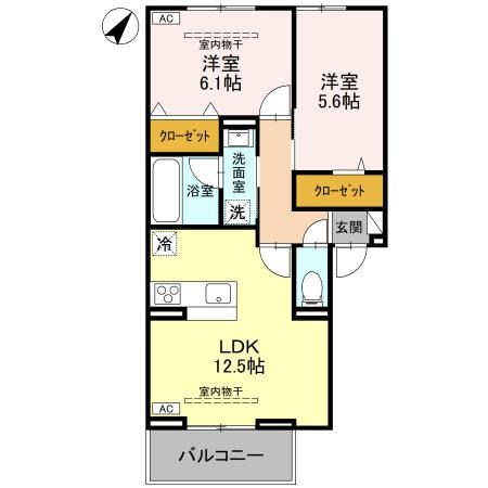 セジュールグリーンひなた 間取り