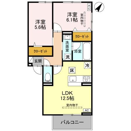 セジュールグリーンひなた 間取り