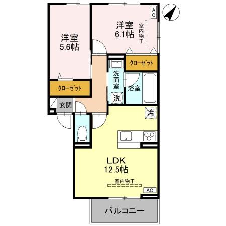 セジュールグリーンひなた 間取り