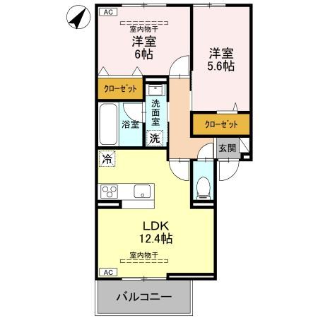 セジュールグリーンひなた 間取り