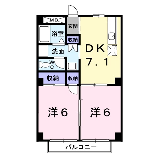 パルネット　ＭＨ 間取り