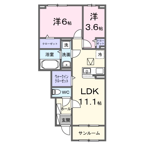 ルミエール　Ⅲ 間取り
