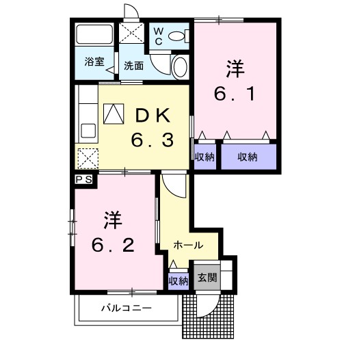 ラフレシールＡ 間取り