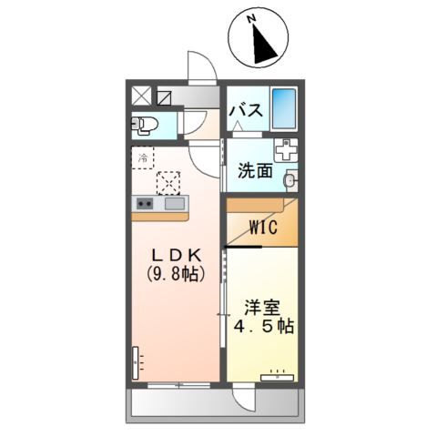 かるむぶぁり（ｃａｌｍｅ　ｖａｌｌｅｅ） 間取り