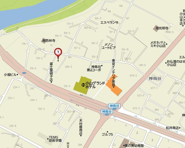 Ｒｅｇｉｎａ・Ｂｌｕｅ（レジーナブルー） 地図（共通）