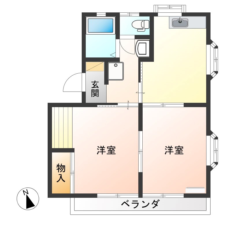 メゾン.ドォ.エスポァール 間取り