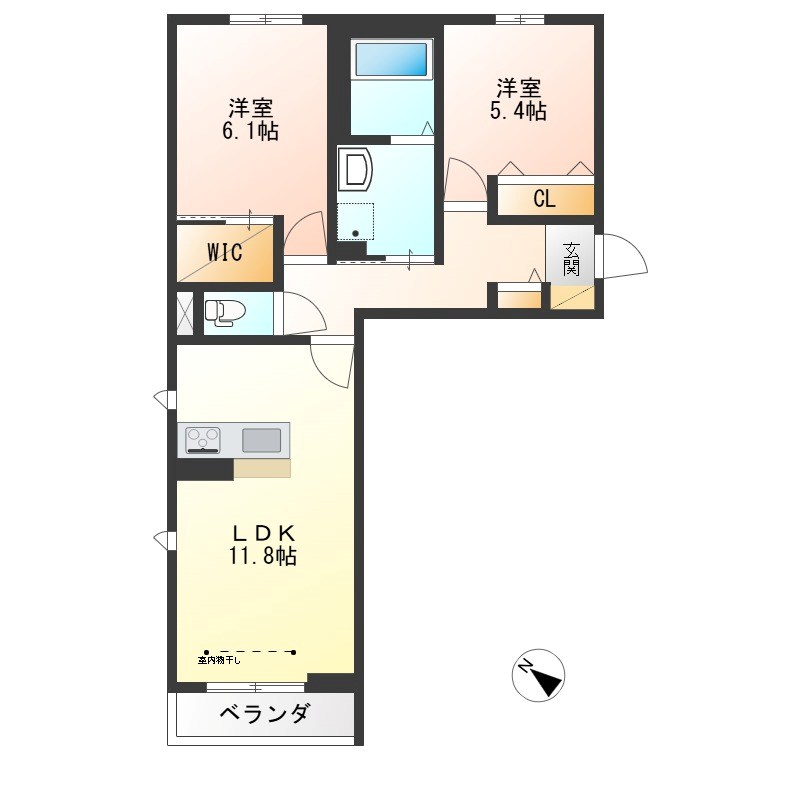 ヴィラーチェS 間取り