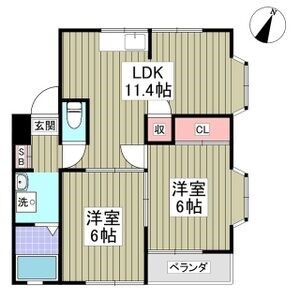 シャトーサオトメ1号 間取り