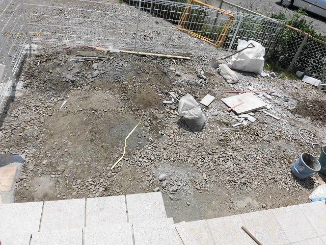 御幸ヶ原町貸家 庭