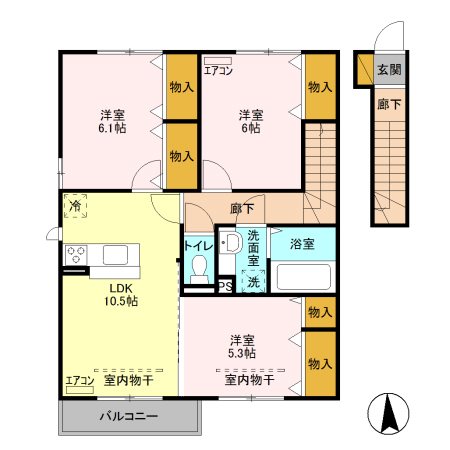 グレース　ラパン 間取り