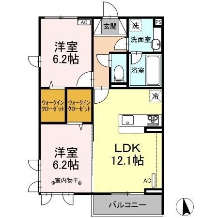 インパクト/ディープ　インパクト 間取り