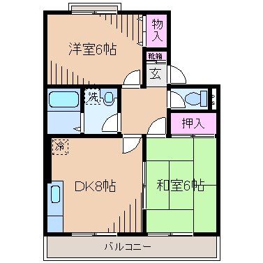 神奈川県横浜市港北区綱島西５丁目 間取り