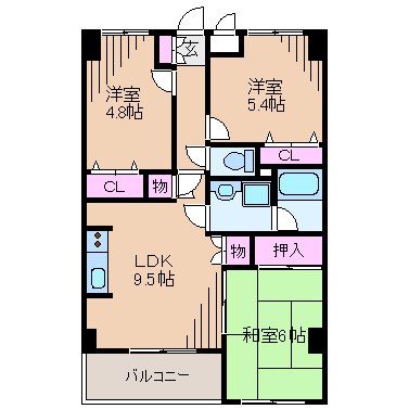 HARU菊名Ⅱ 間取り