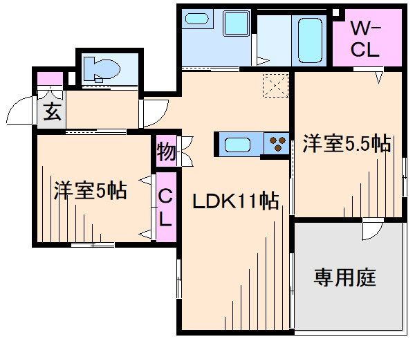 ラ・カーサ高田 間取り