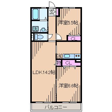 オーキッドレジデンス港北綱島イースト 間取り