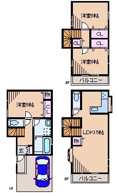 樽町４丁目戸建 間取り
