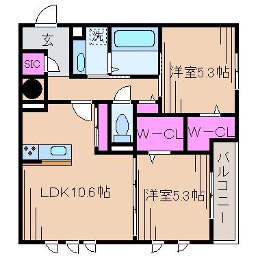 パラカント 間取り