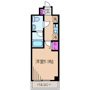 神奈川県川崎市中原区西加瀬 間取り