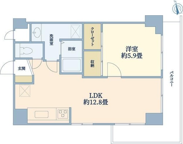 リバーサイド竹生 間取り