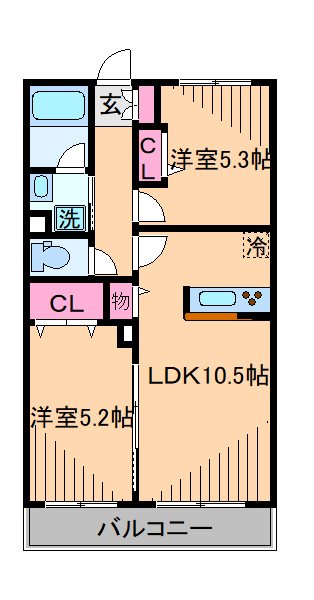 神奈川県横浜市港北区日吉６丁目 間取り