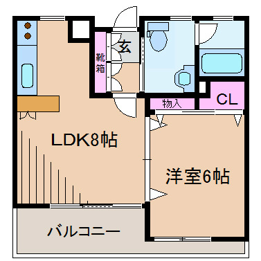 フジビューハイツ菊名弐番館 間取り