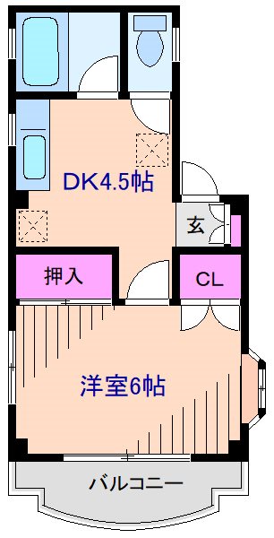 レジデンス片岡 間取り