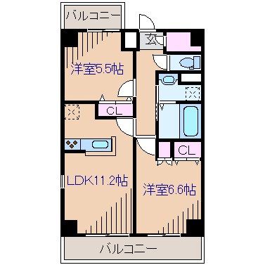 ノーブル・ボヌール 間取り