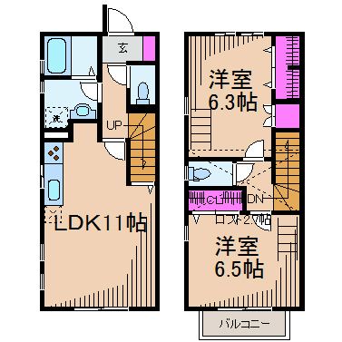 グラン・ジュテＤ 間取り