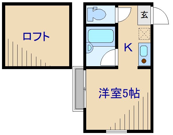 神奈川県横浜市神奈川区大口仲町 間取り