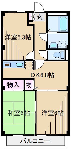 神奈川県横浜市港北区新吉田東７丁目 間取り