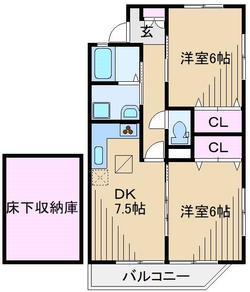 メゾン大倉山 間取り