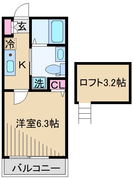 パルトネール日吉Ⅱ 間取り