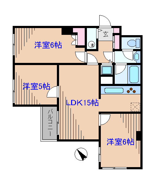 リエス綱島 間取り