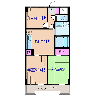プリムローズ菊名壱番館 間取り