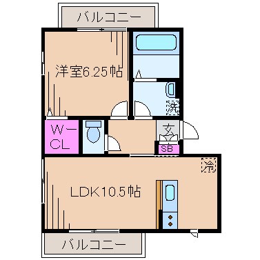 ヒルズ・カーリアA 間取り
