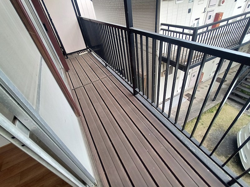 第３戸沢荘 ベランダ