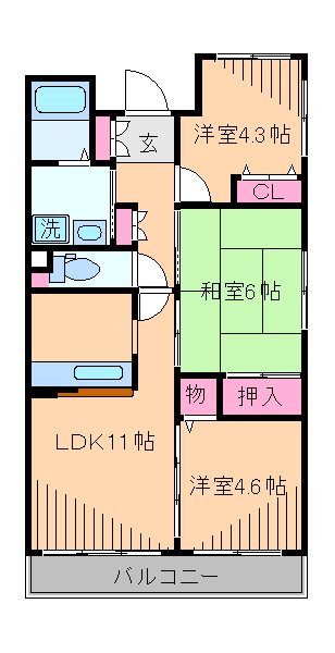 アルデール日吉 間取り