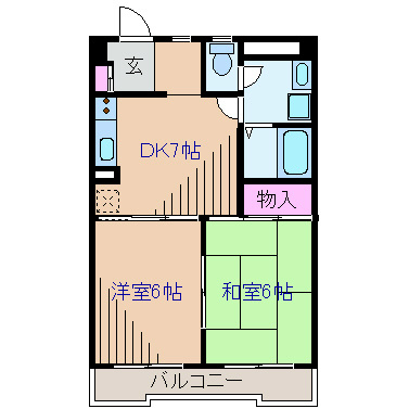 神奈川県横浜市港北区篠原北１丁目 間取り
