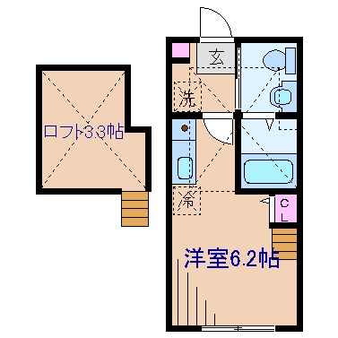ハーミットクラブハウス菊名ⅢＡ棟 間取り