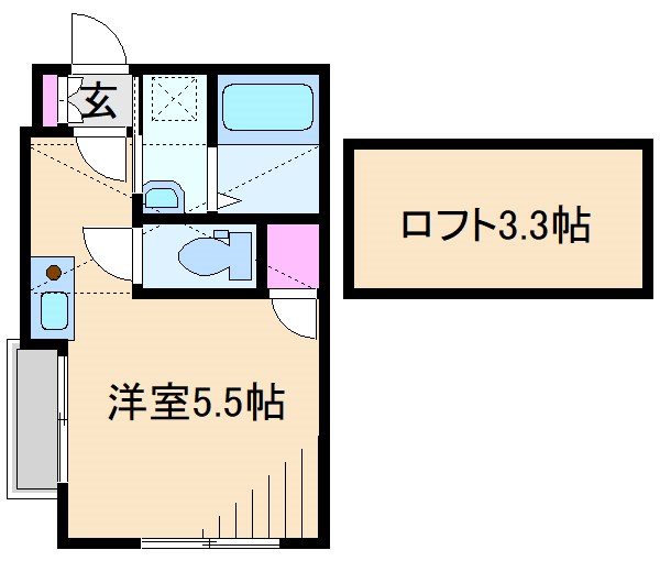 ドルフィン神之木町Ⅲ 間取り
