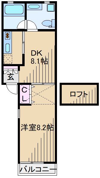 シャトルOOKURAYAMA 間取り