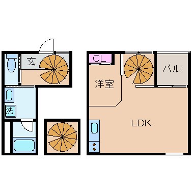 コンフォータブル中原 間取り