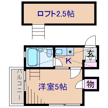 オメガパレス2丁目 間取り