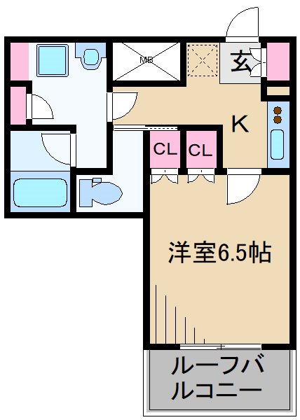 ルーブル武蔵中原参番館 間取り