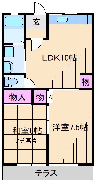 第２石川ハイム  間取り