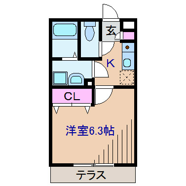 神奈川県横浜市港北区篠原北２丁目9-8-2 間取り