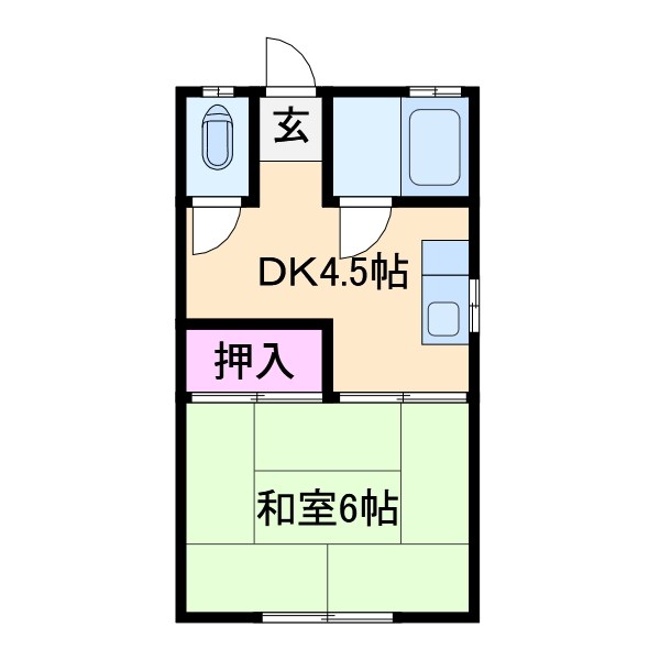 第２戸沢荘 間取り