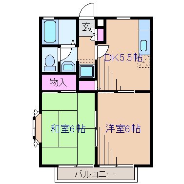 サンライフ妙蓮寺Ａ棟 間取り